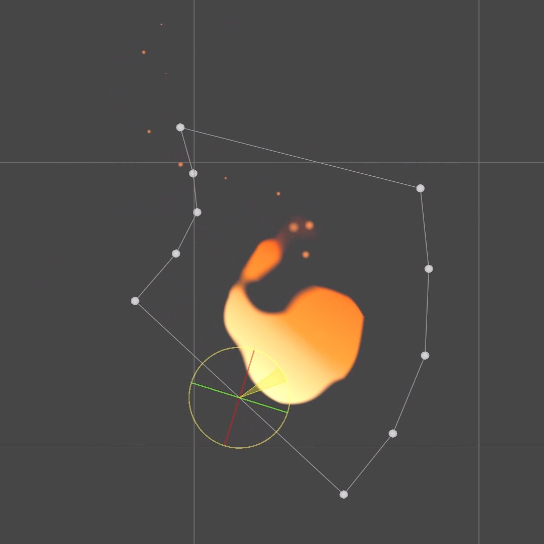 Procedural Lighting Torch 2D Image 4