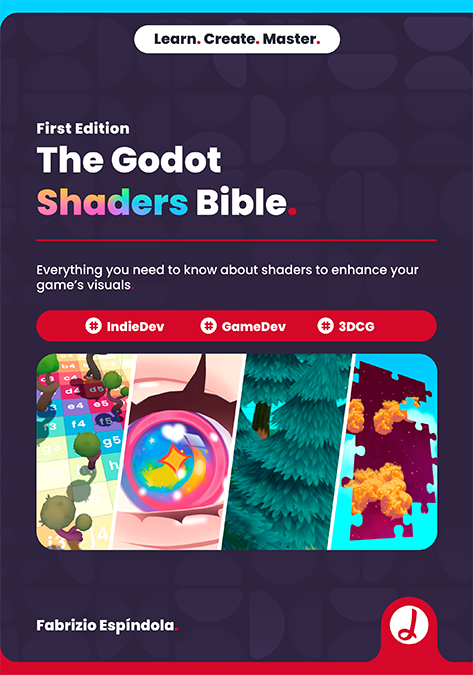 The Godot Shaders Bible Book Cover