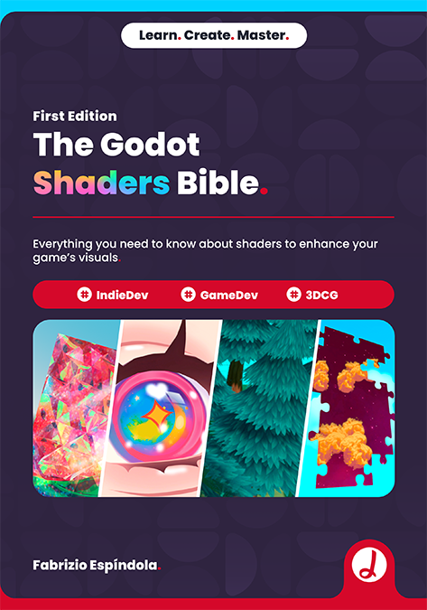 The Godot Shaders Bible Book Cover