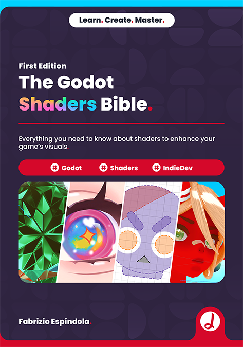 The Godot Shaders Bible Book Cover
