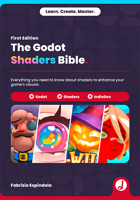 The Godot Shaders Bible Book Cover